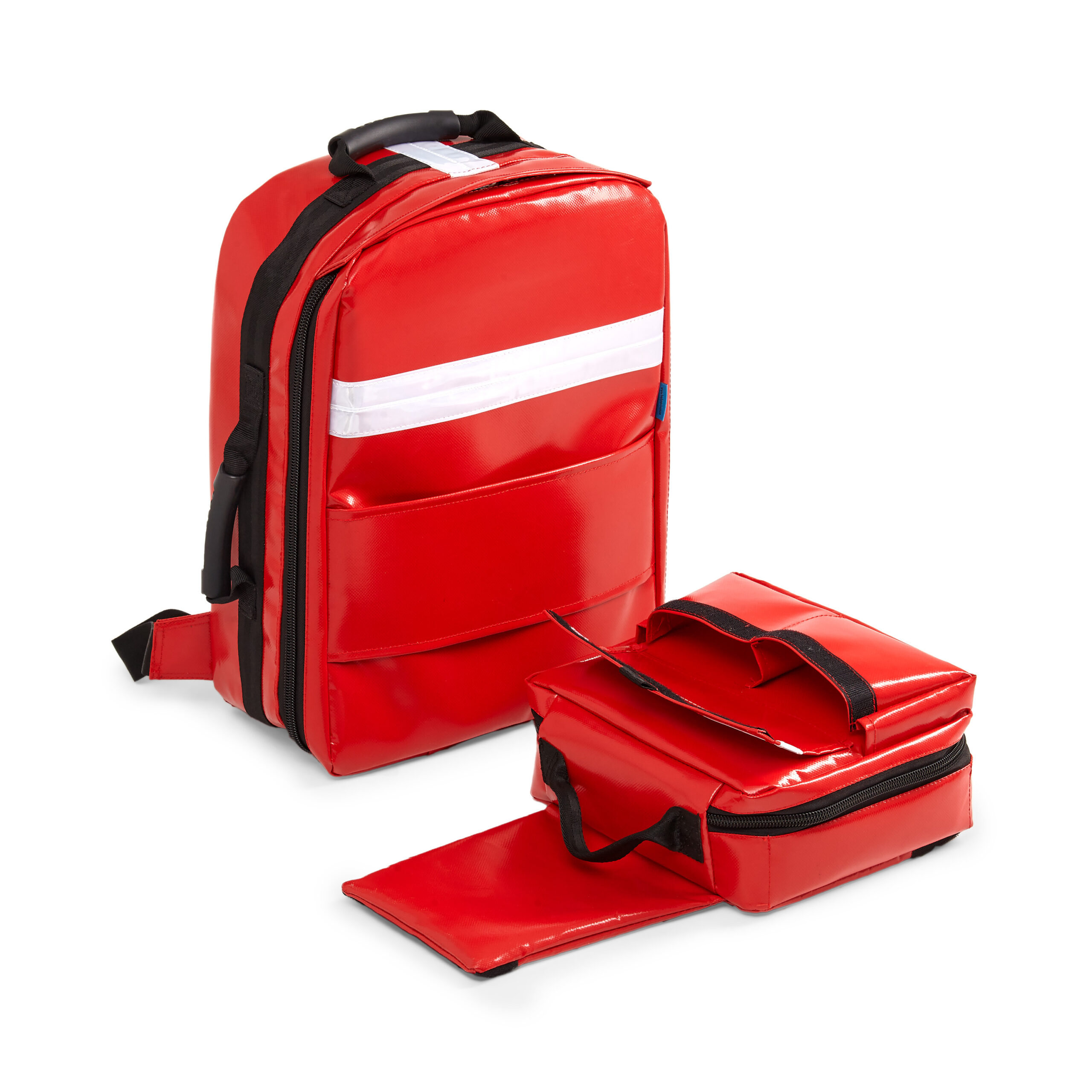 СУМКА-РЮКЗАК СЕРЕДНЯ TM HELIOS VIVUS® 3013-red TARPAULIN з пристібною ампульницею — изображение 9