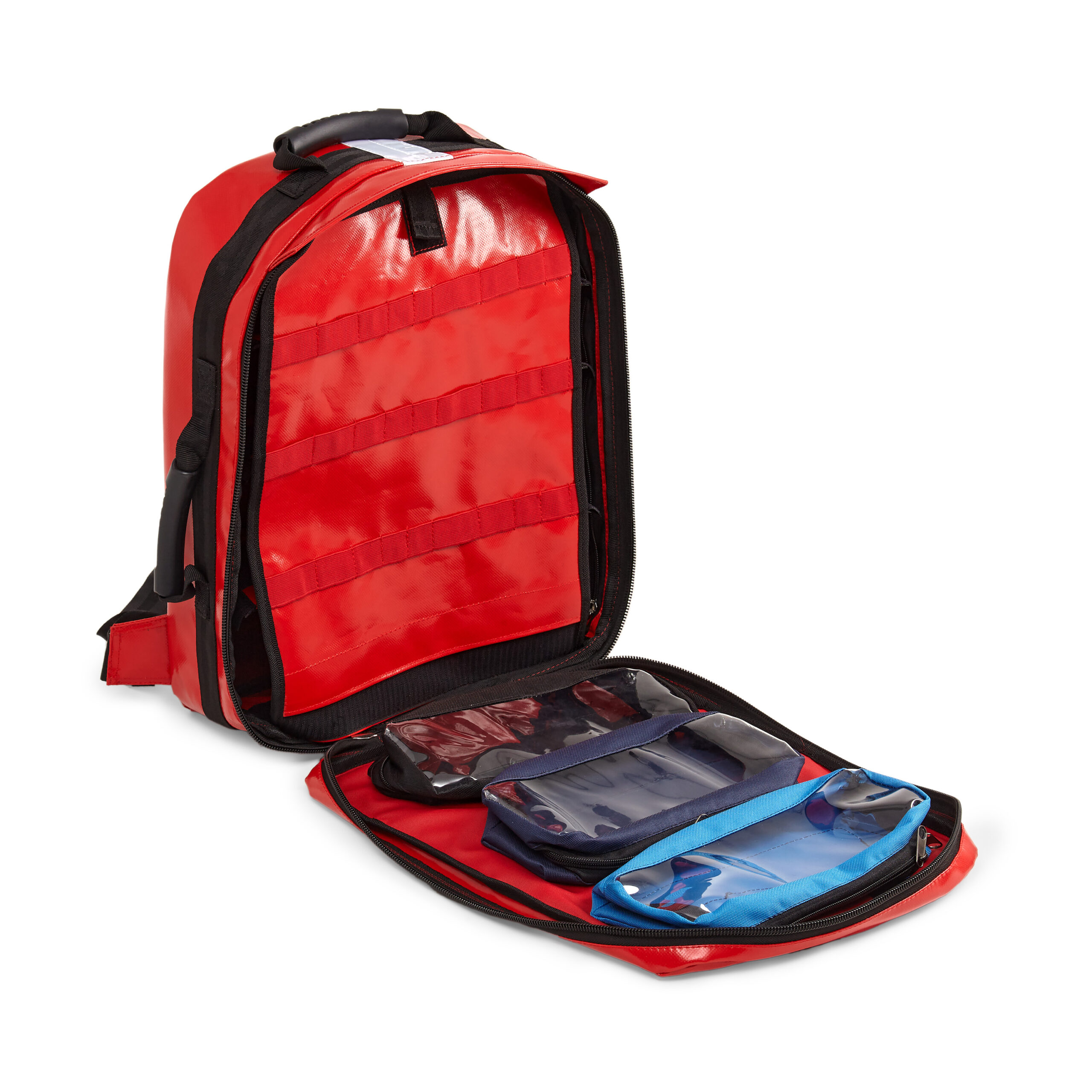 СУМКА-РЮКЗАК СЕРЕДНЯ TM HELIOS VIVUS® 3013-red TARPAULIN з пристібною ампульницею — изображение 11